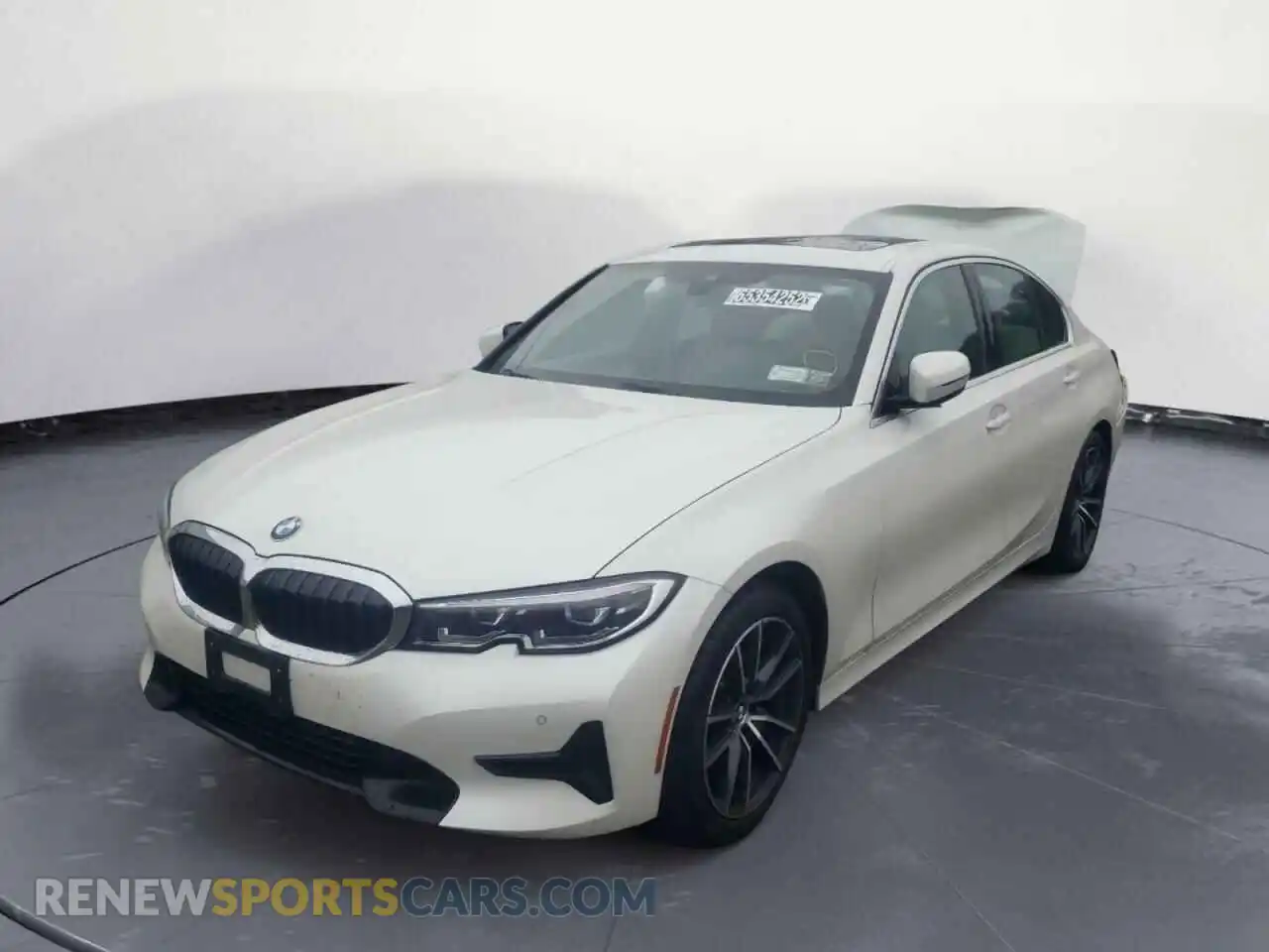 2 Photograph of a damaged car 3MW5R7J06M8C11554 BMW 3 SERIES 2021