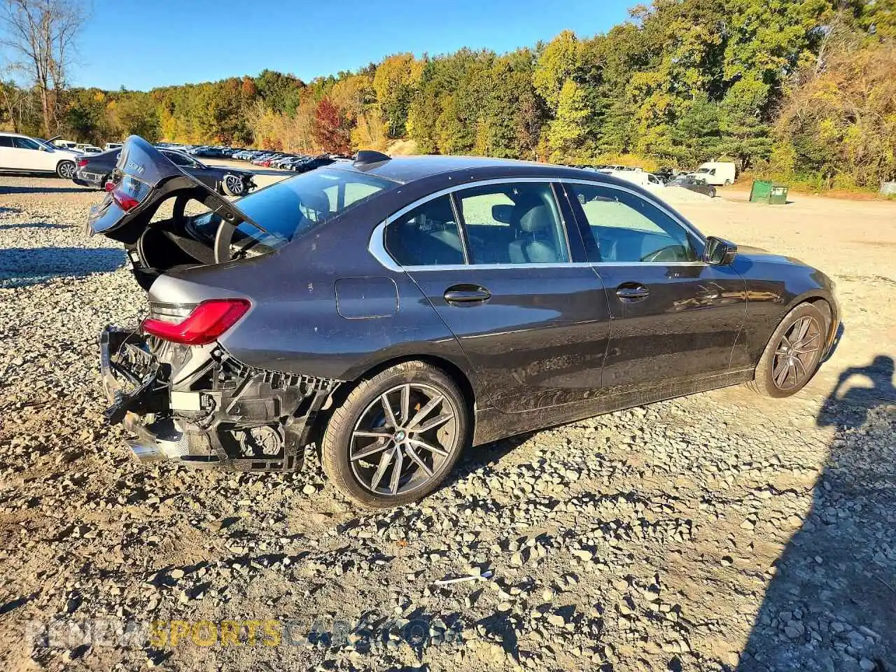 3 fotografías del automóvil dañado 3MW5R7J07M8B71050 BMW 3 SERIES 2021