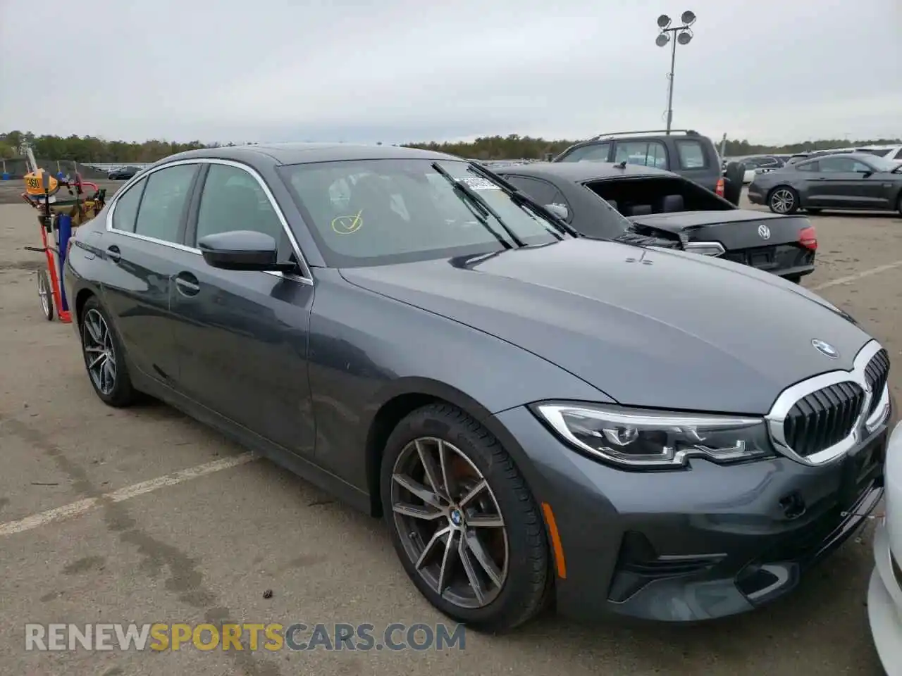 1 Photograph of a damaged car 3MW5R7J07M8B93601 BMW 3 SERIES 2021