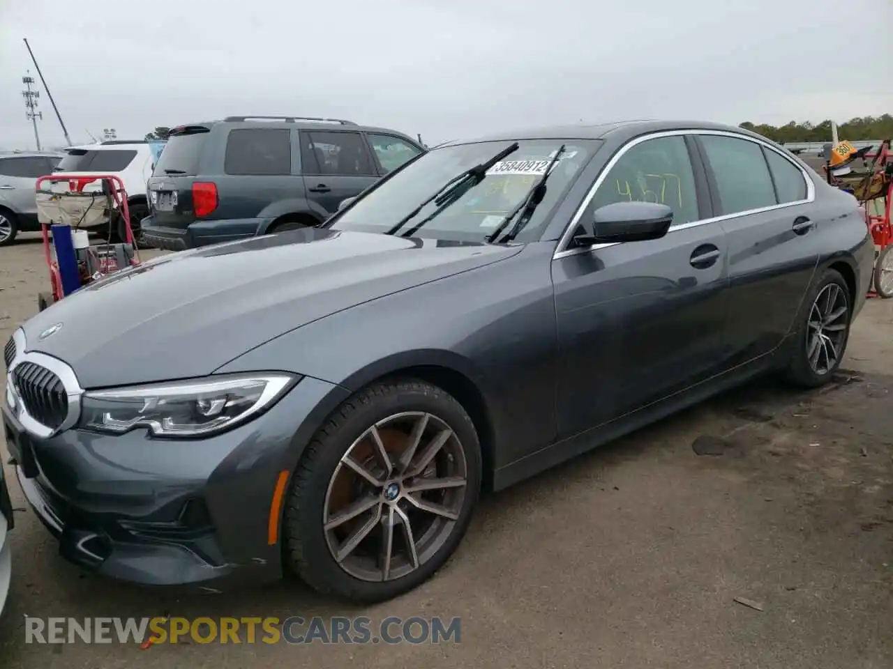 2 Photograph of a damaged car 3MW5R7J07M8B93601 BMW 3 SERIES 2021