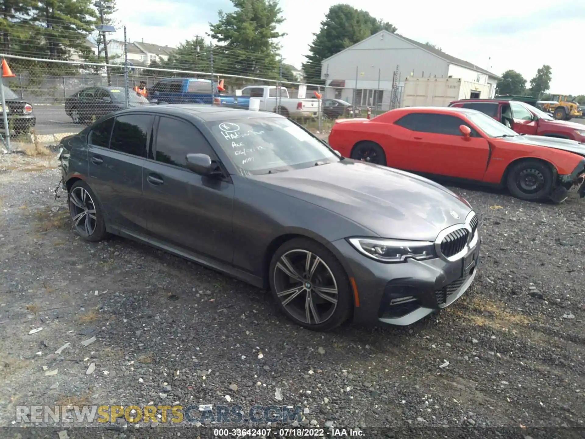 1 Photograph of a damaged car 3MW5R7J07M8C04239 BMW 3 SERIES 2021