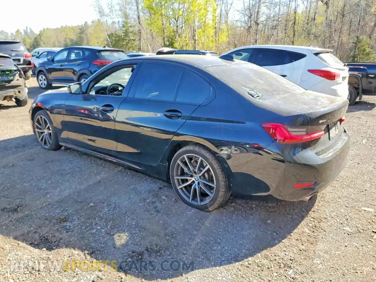 2 Фотография поврежденного автомобиля 3MW5R7J09M8B49051 BMW 3 SERIES 2021