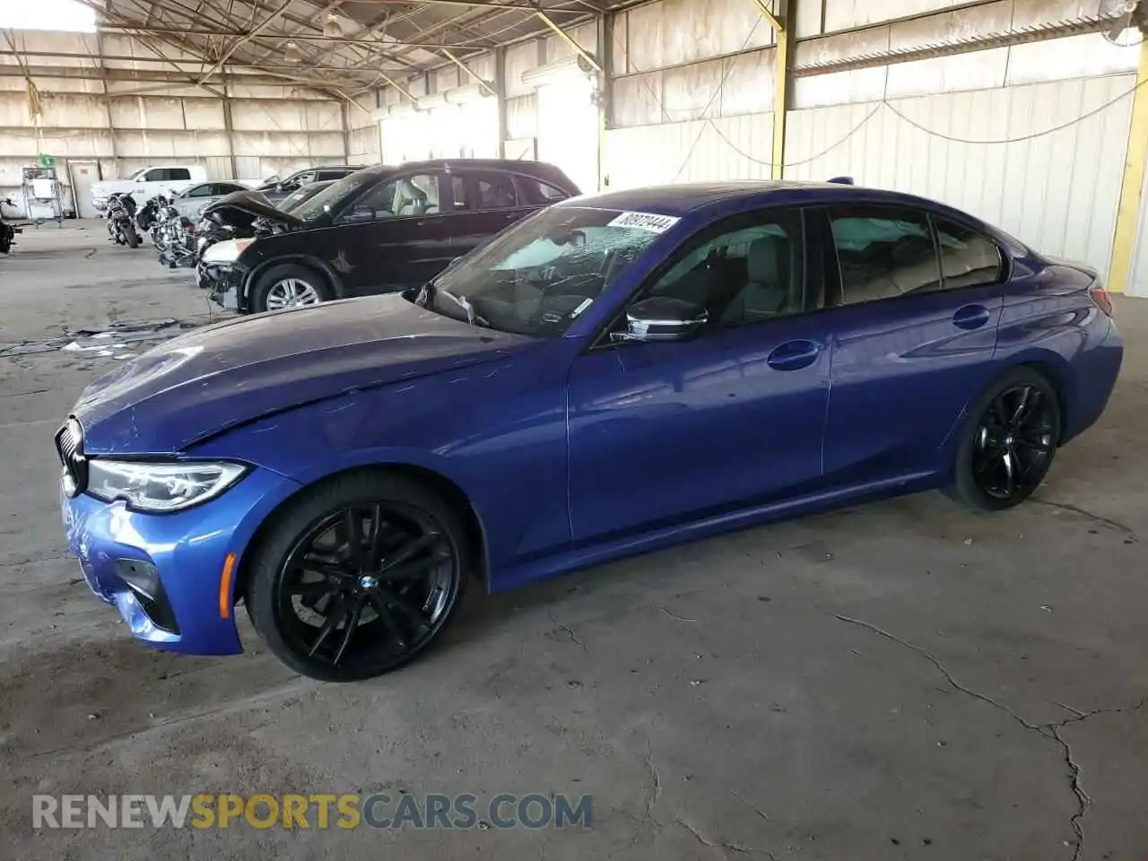 1 Photograph of a damaged car 3MW5R7J09M8B67209 BMW 3 SERIES 2021