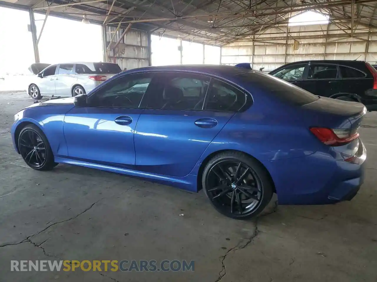 2 Photograph of a damaged car 3MW5R7J09M8B67209 BMW 3 SERIES 2021