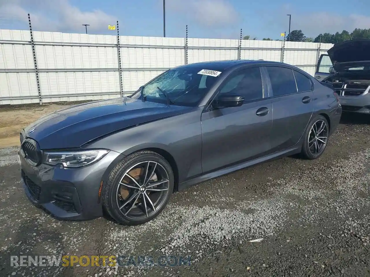 1 Photograph of a damaged car 3MW5R7J09M8B96404 BMW 3 SERIES 2021