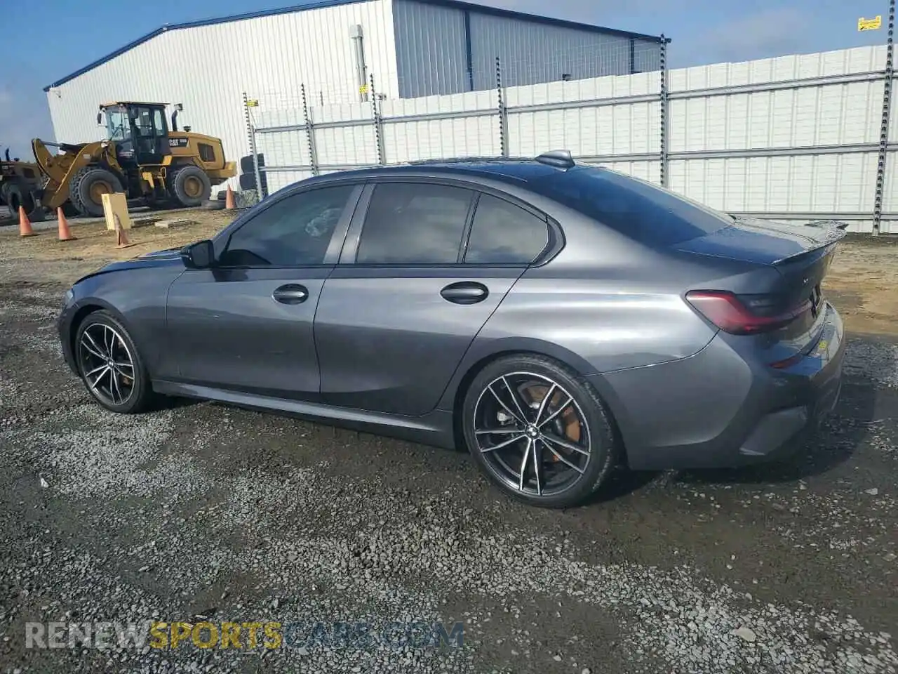 2 Photograph of a damaged car 3MW5R7J09M8B96404 BMW 3 SERIES 2021