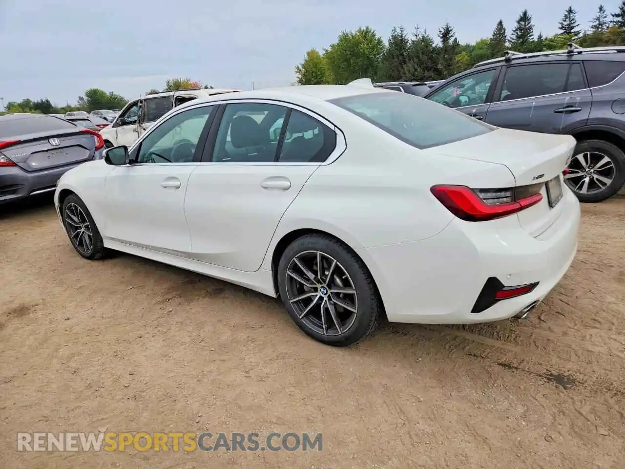 2 fotografías del automóvil dañado 3MW5R7J0XM8B55117 BMW 3 SERIES 2021