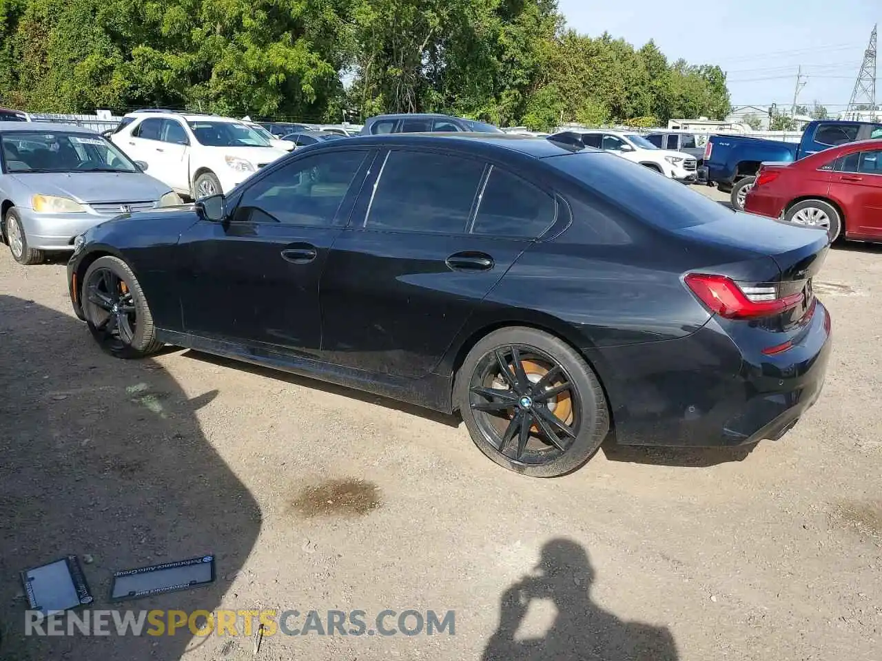 2 fotografías del automóvil dañado 3MW5R7J0XM8B55750 BMW 3 SERIES 2021