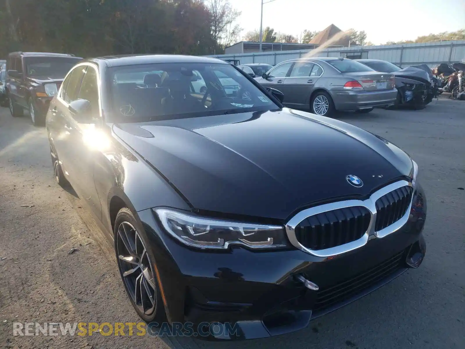 1 Photograph of a damaged car 3MW5R7J0XM8B68885 BMW 3 SERIES 2021