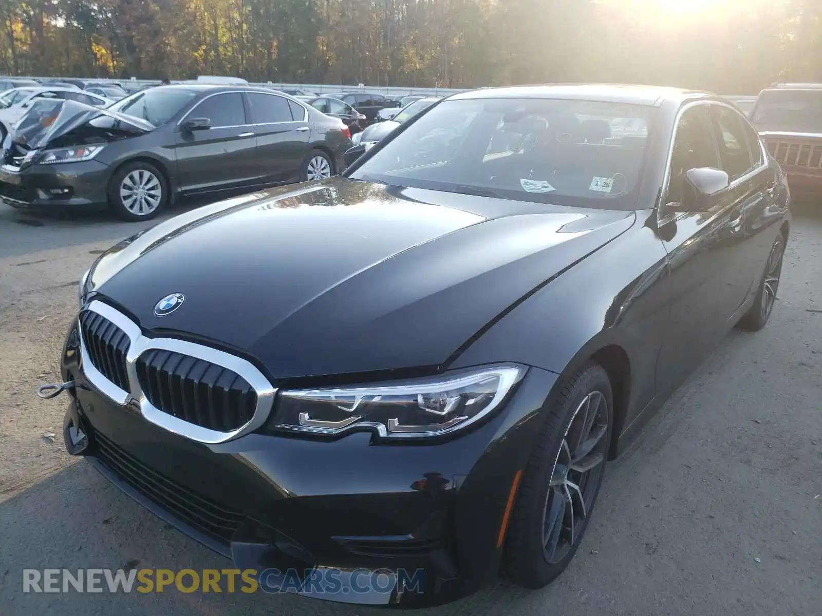 2 Photograph of a damaged car 3MW5R7J0XM8B68885 BMW 3 SERIES 2021