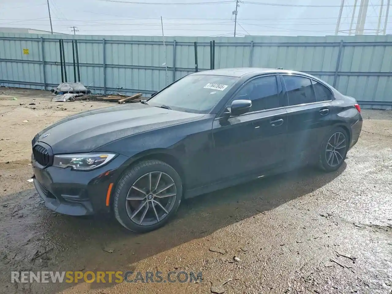1 Photograph of a damaged car 3MW5R7J0XM8B82754 BMW 3 SERIES 2021