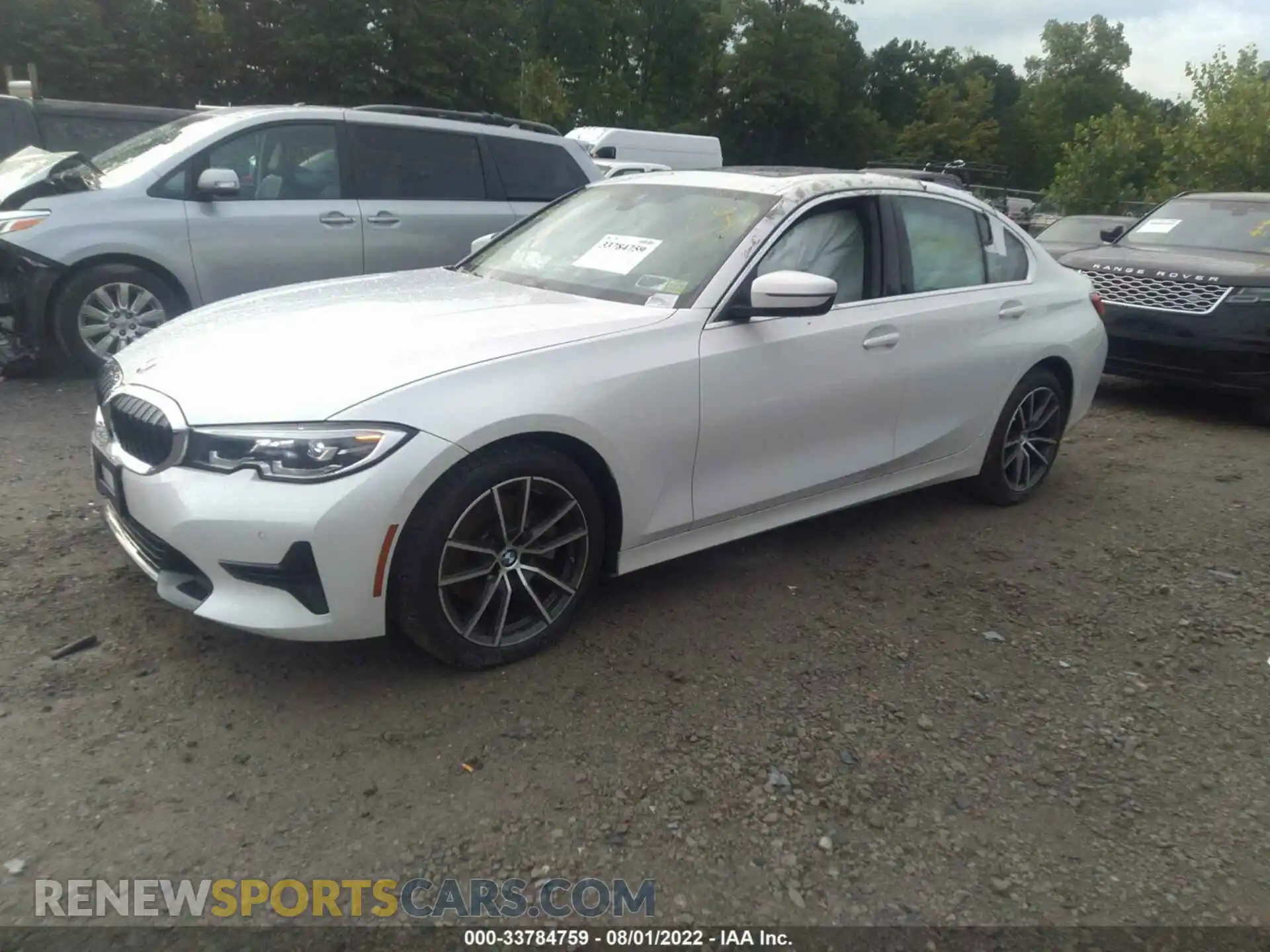2 Photograph of a damaged car 3MW5R7J0XM8B84780 BMW 3 SERIES 2021