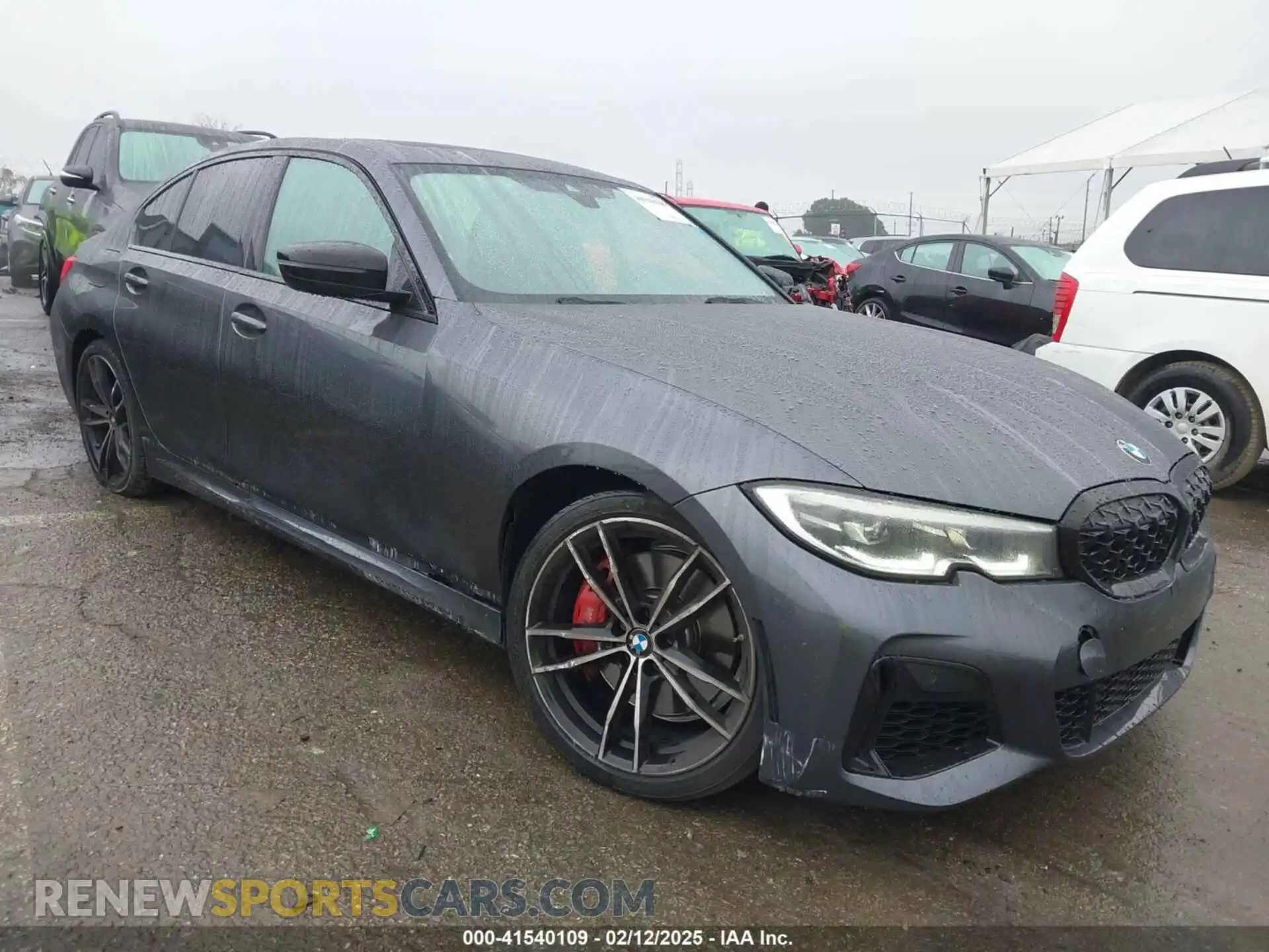 1 Photograph of a damaged car 3MW5U7J05M8B65732 BMW 3 SERIES 2021