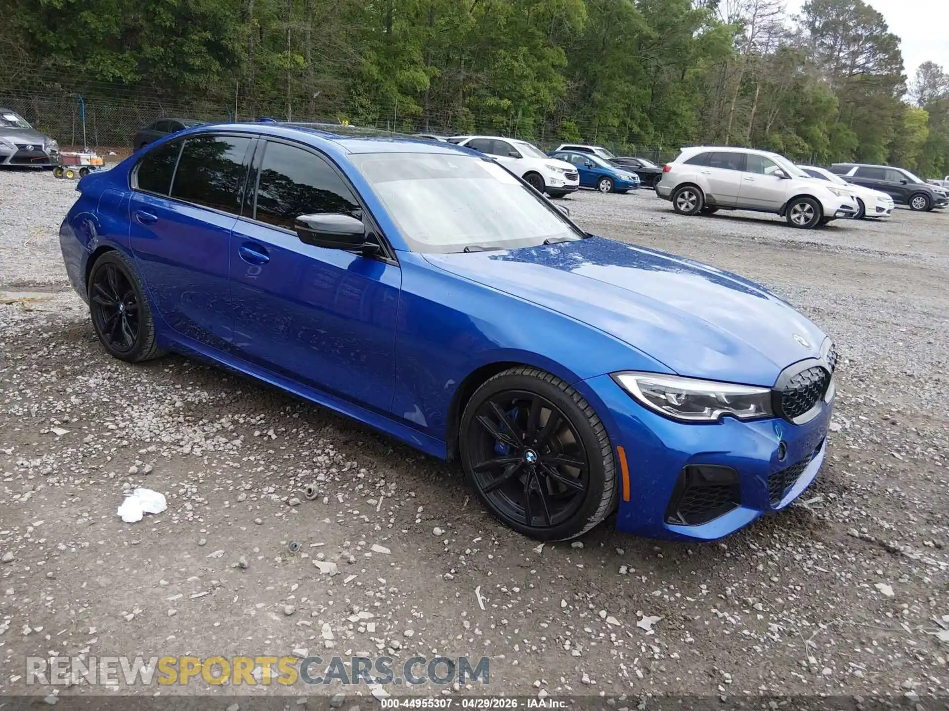 1 Photograph of a damaged car 3MW5U7J0XM8B52085 BMW 3 SERIES 2021
