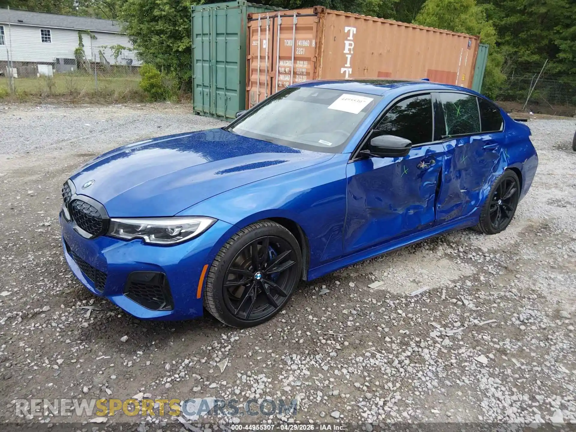 2 Photograph of a damaged car 3MW5U7J0XM8B52085 BMW 3 SERIES 2021