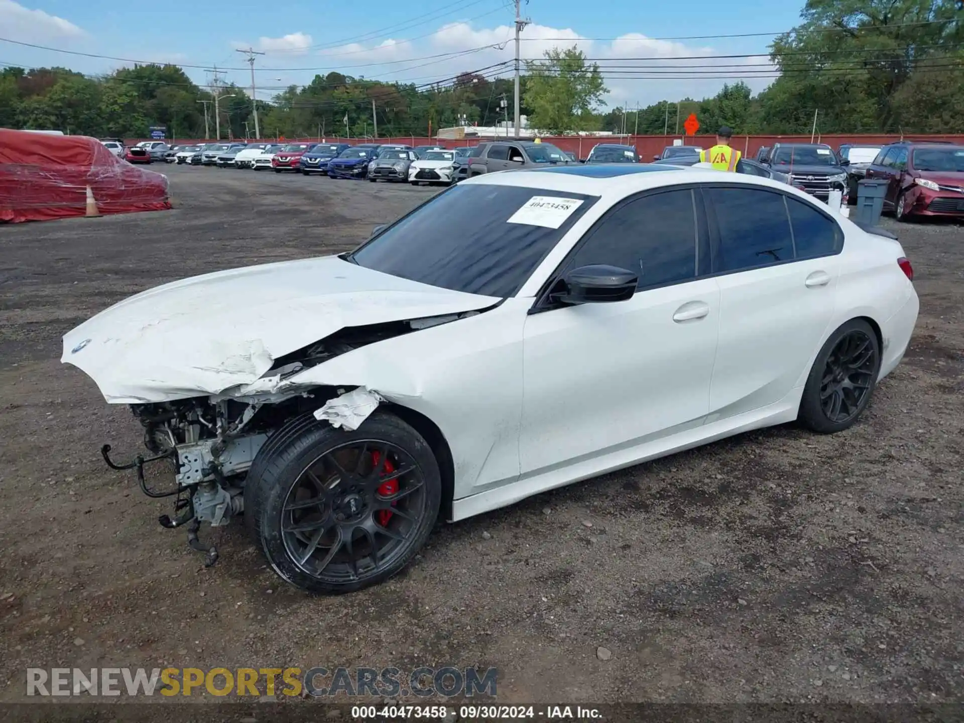 2 Photograph of a damaged car 3MW5U9J01M8B89618 BMW 3 SERIES 2021