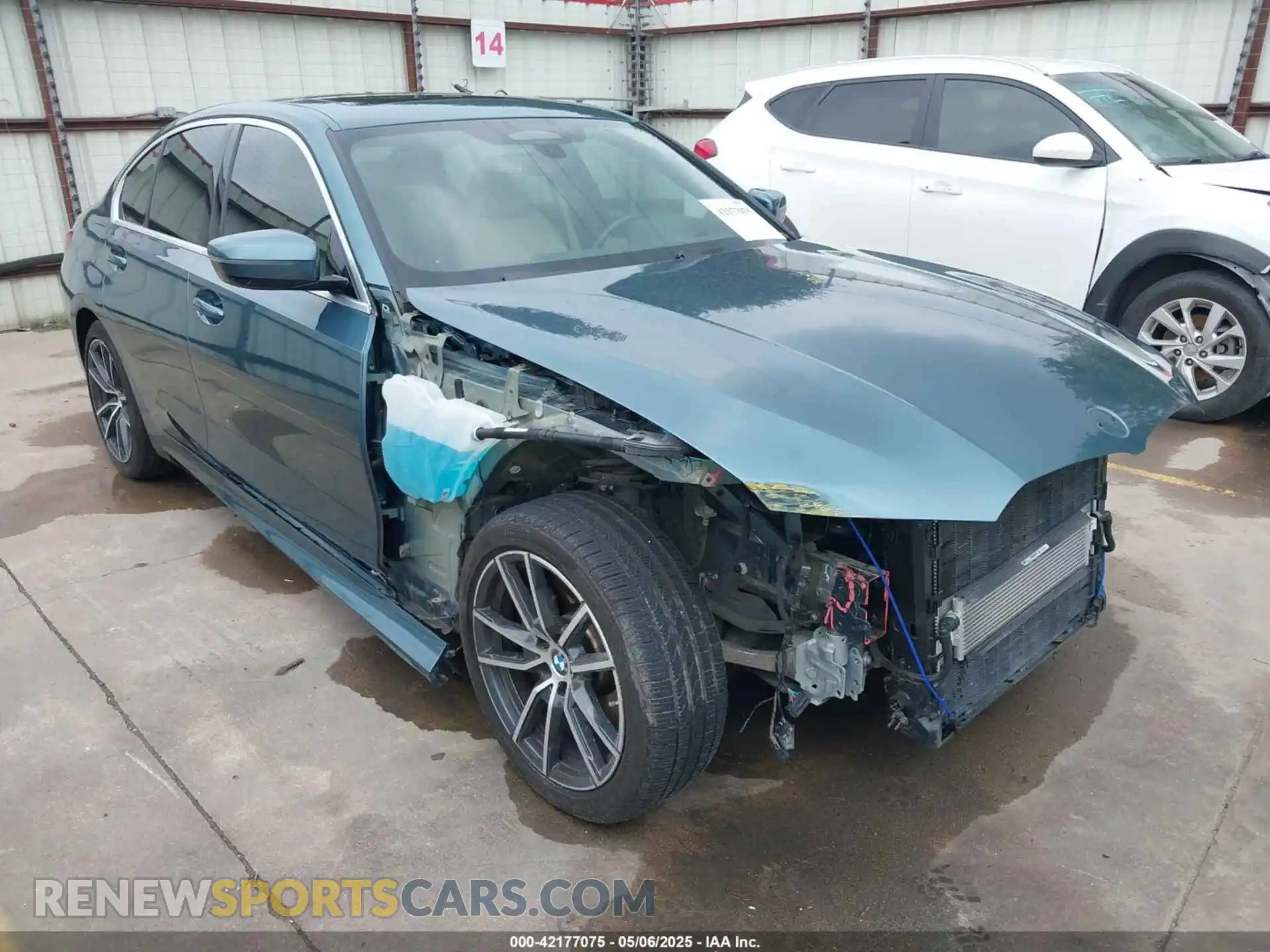 1 Photograph of a damaged car WBA5P7C02MFK71048 BMW 3 SERIES 2021