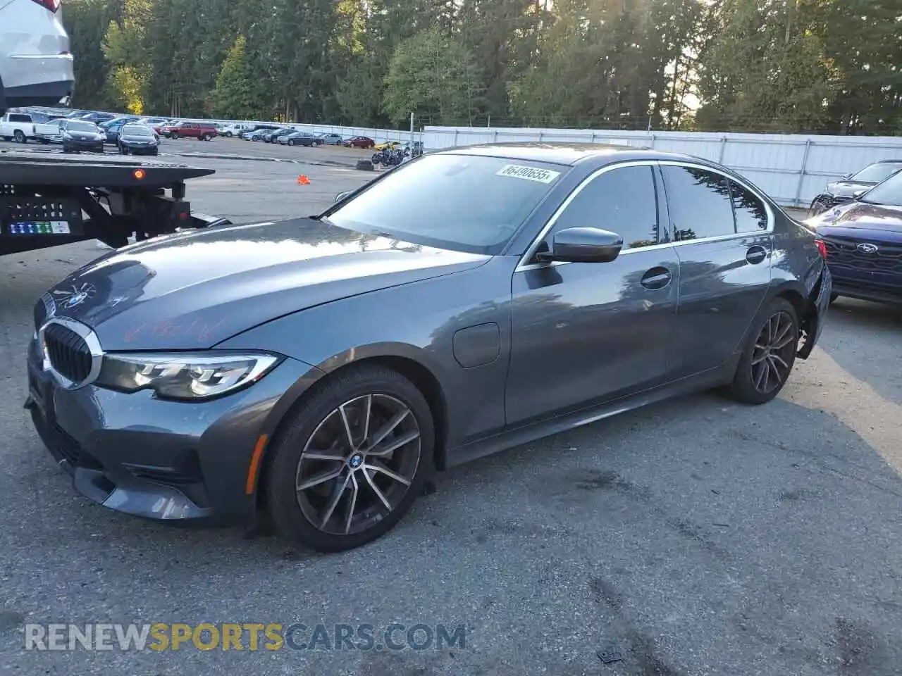 1 Photograph of a damaged car WBA5P9C09MFJ80709 BMW 3 SERIES 2021