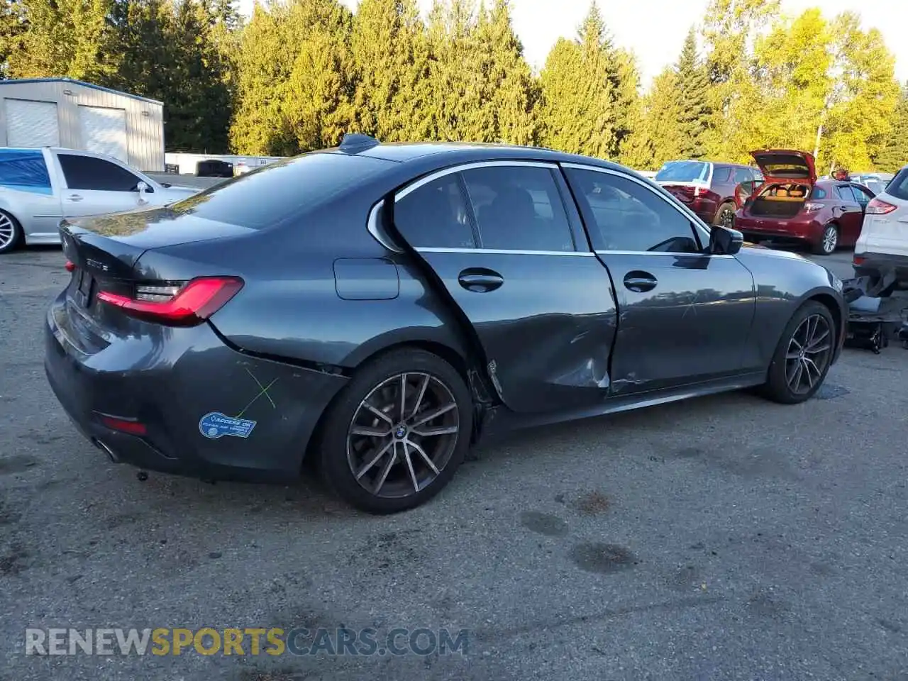 3 Photograph of a damaged car WBA5P9C09MFJ80709 BMW 3 SERIES 2021