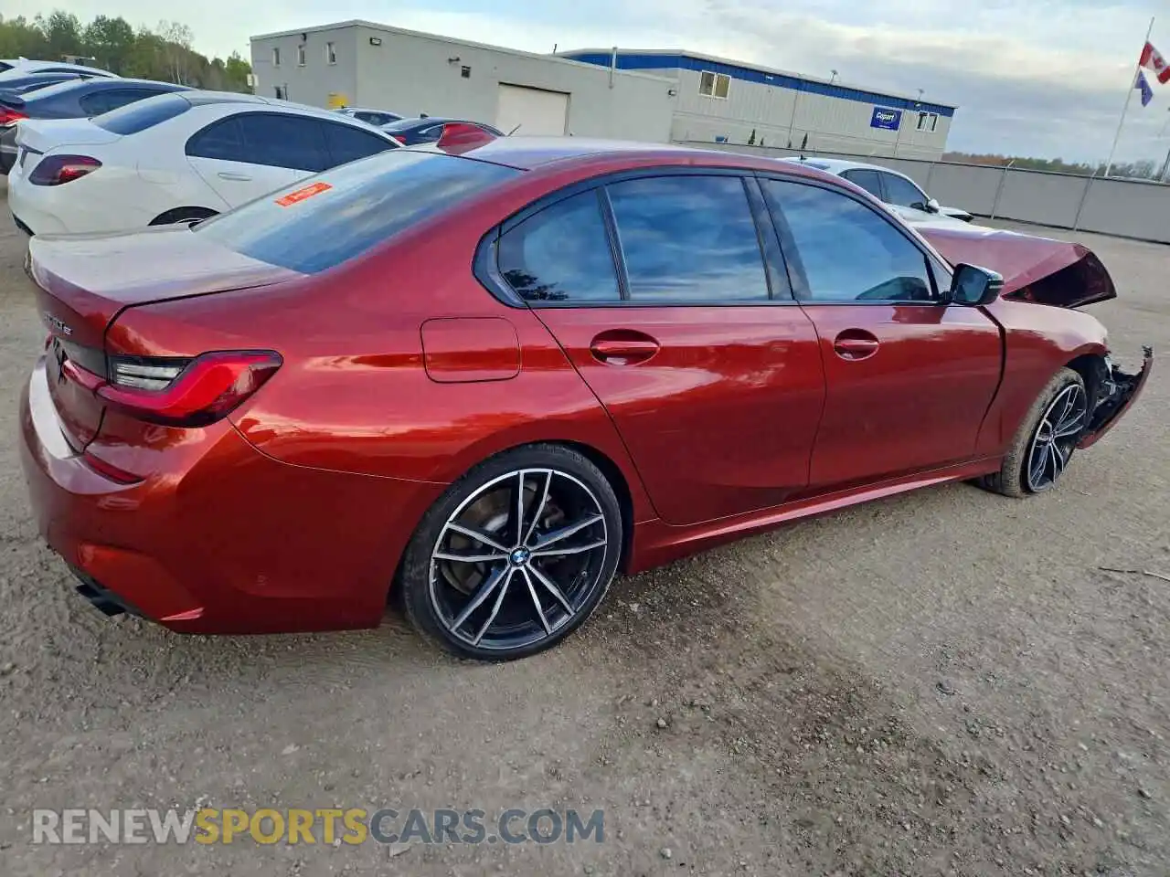 3 fotografías del automóvil dañado WBA5P9C0XMFK65171 BMW 3 SERIES 2021