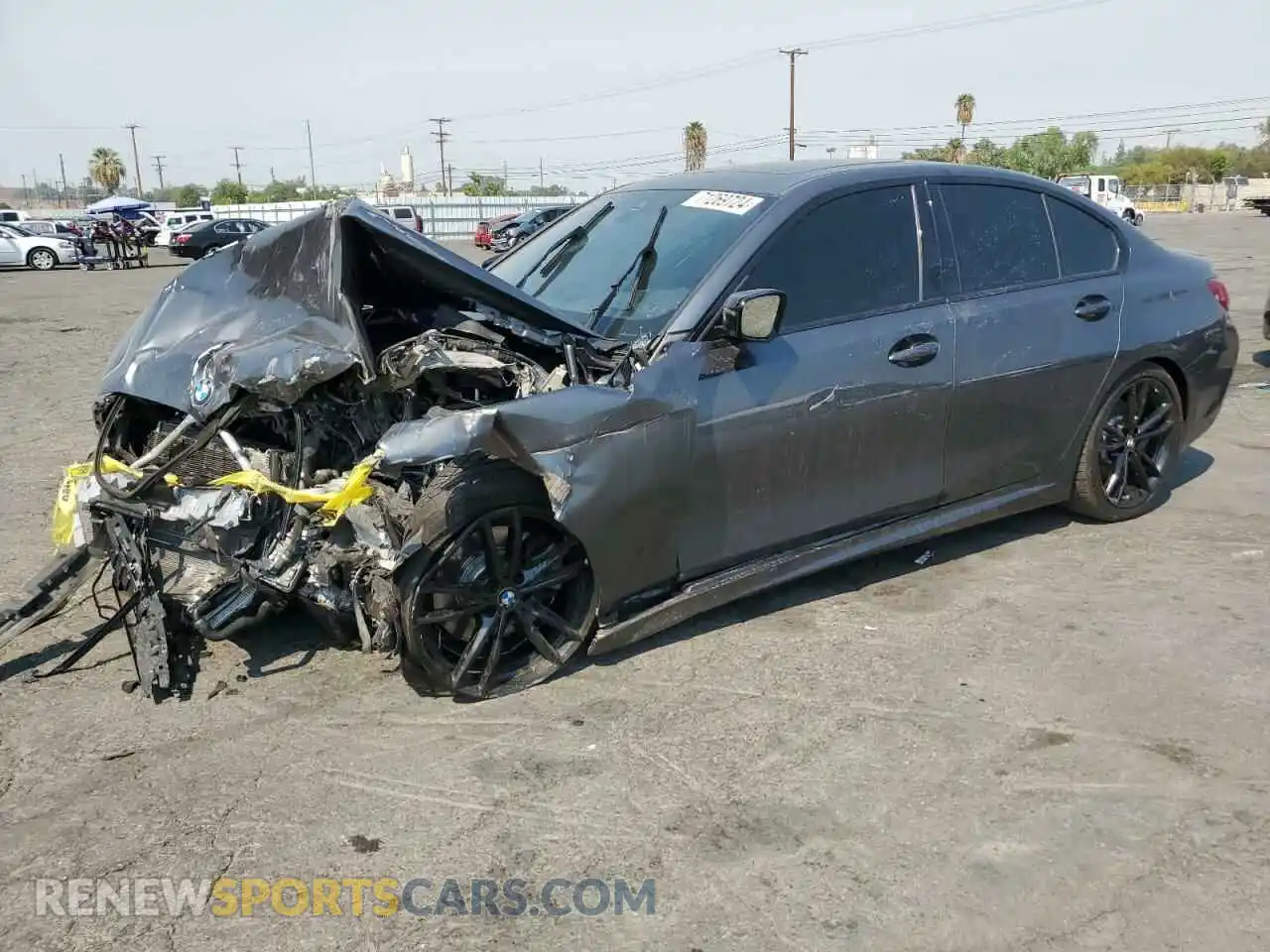 1 Photograph of a damaged car WBA5R1C0XMFL38678 BMW 3 SERIES 2021