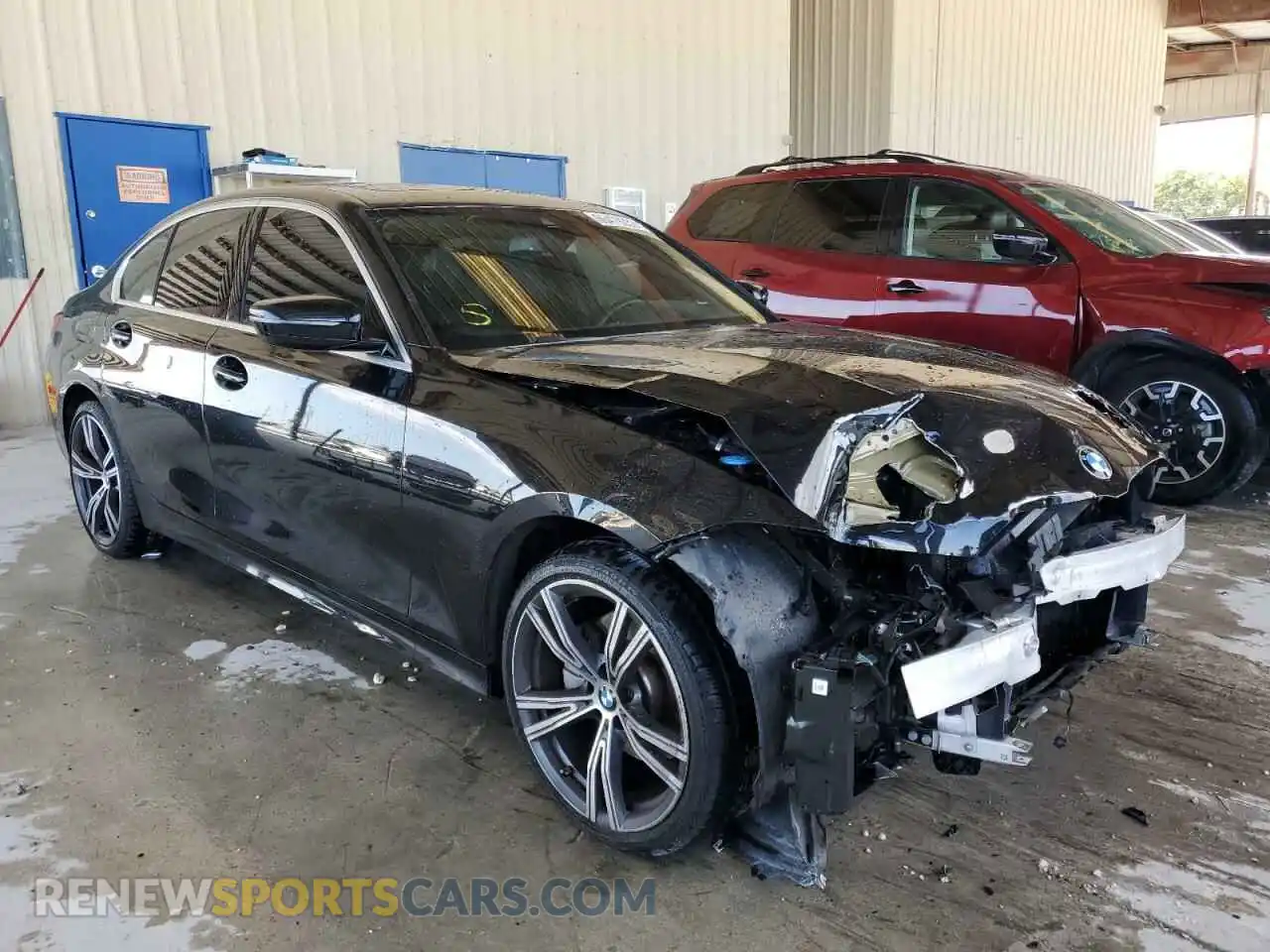 1 Photograph of a damaged car WBA5R7C04MFK49272 BMW 3 SERIES 2021