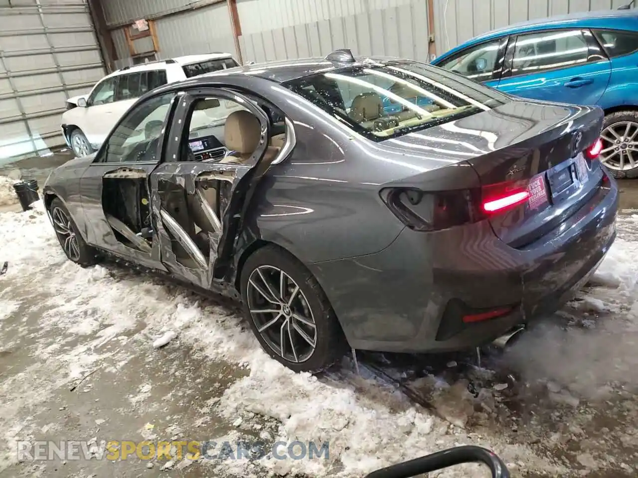 2 Photograph of a damaged car WBA5R7C08MFK51106 BMW 3 SERIES 2021