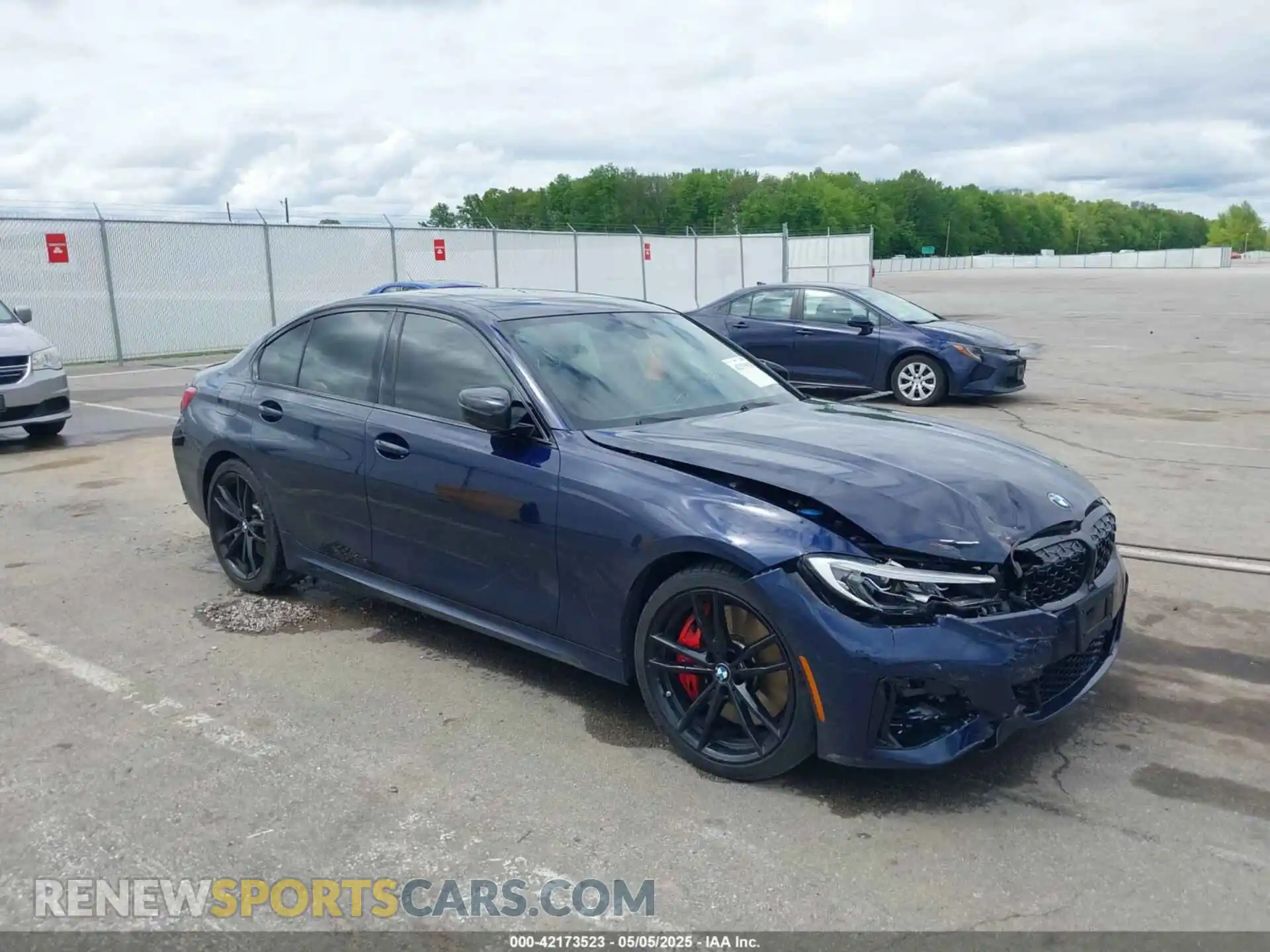 1 Photograph of a damaged car WBA5U9C00MFK97023 BMW 3 SERIES 2021