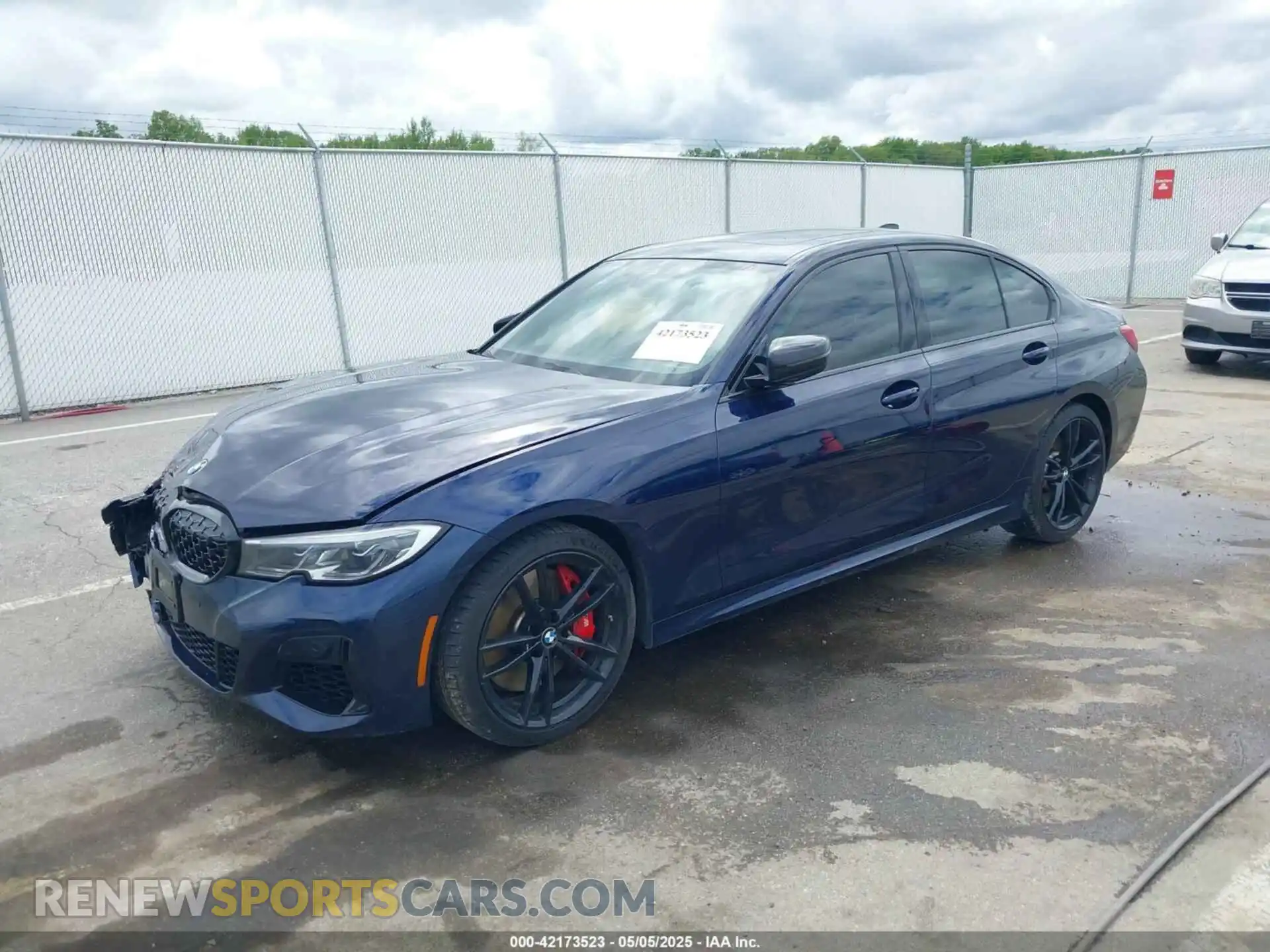 2 Photograph of a damaged car WBA5U9C00MFK97023 BMW 3 SERIES 2021