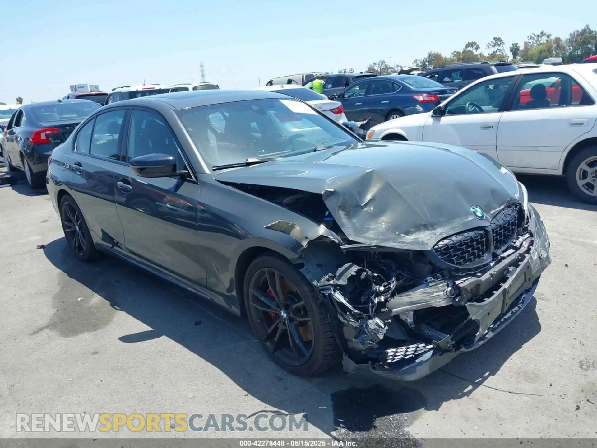 1 Photograph of a damaged car WBA5U9C02MFK96469 BMW 3 SERIES 2021