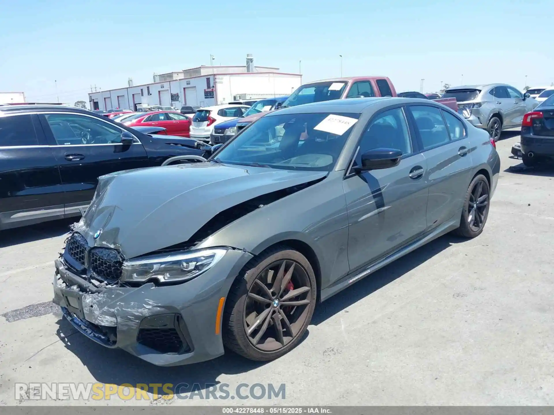 2 Photograph of a damaged car WBA5U9C02MFK96469 BMW 3 SERIES 2021