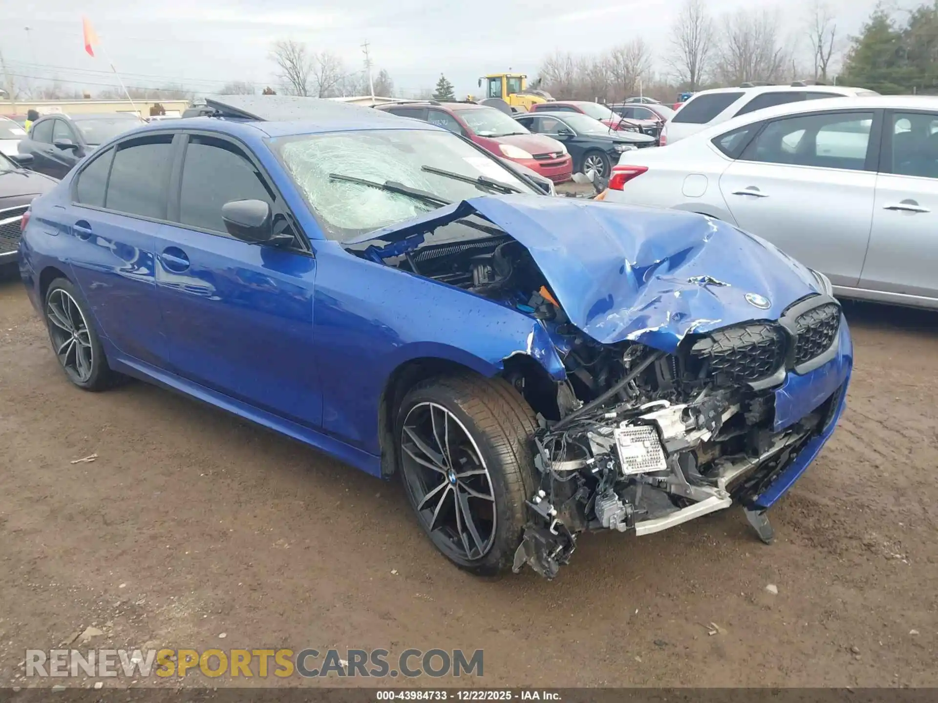 1 Photograph of a damaged car WBA5U9C03MFK14653 BMW 3 SERIES 2021