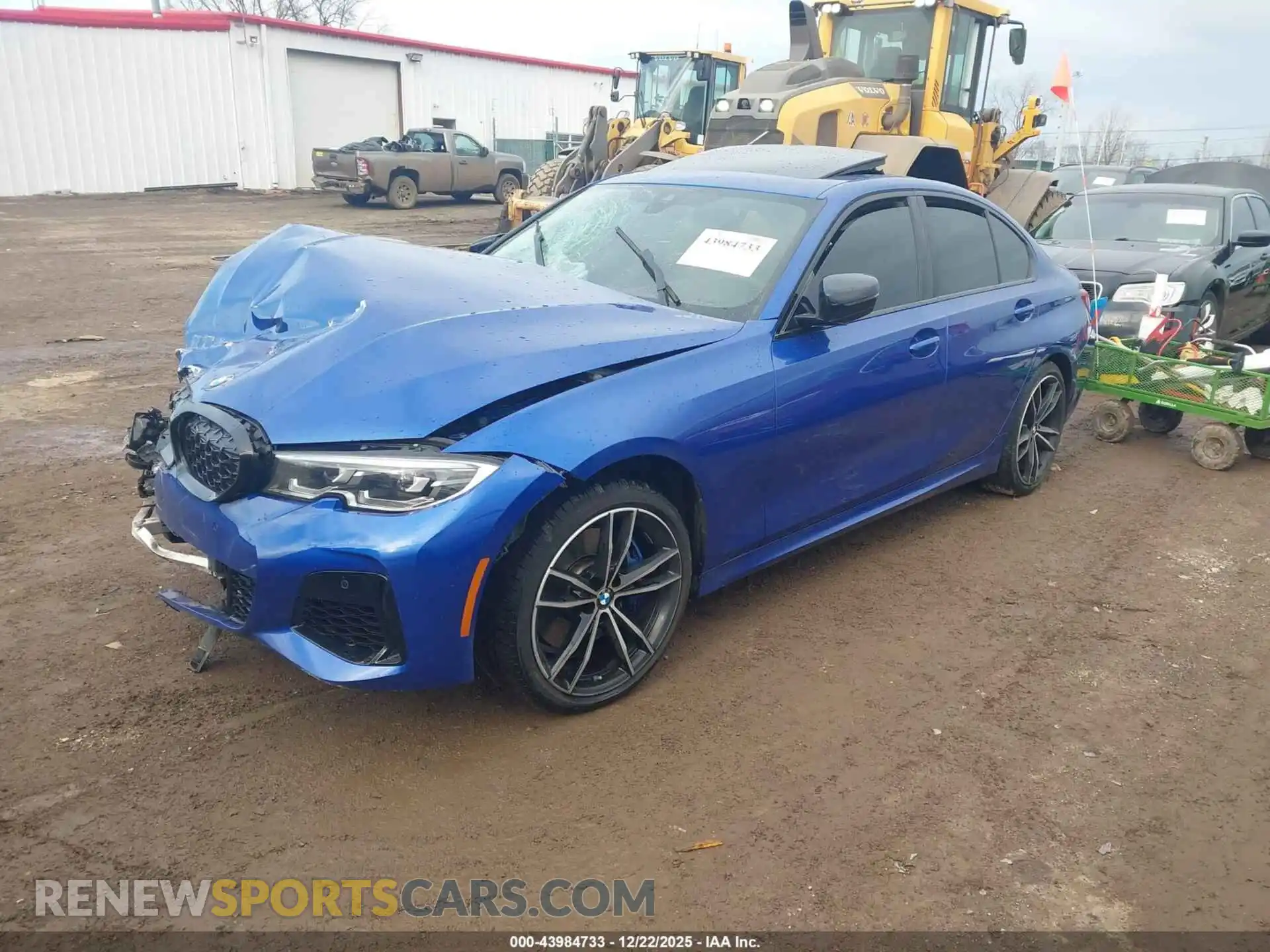2 Photograph of a damaged car WBA5U9C03MFK14653 BMW 3 SERIES 2021