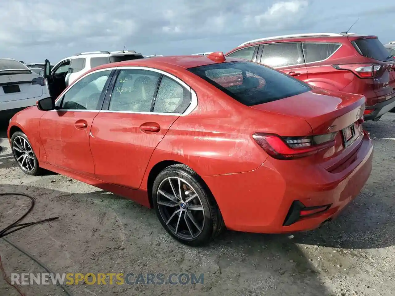 2 fotografías del automóvil dañado 3MW5R7J06N8C29666 BMW 3 SERIES 2022