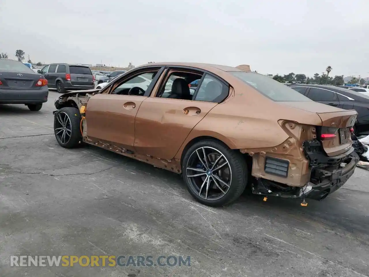 2 Photograph of a damaged car WBA5P9C05NFM75095 BMW 3 SERIES 2022