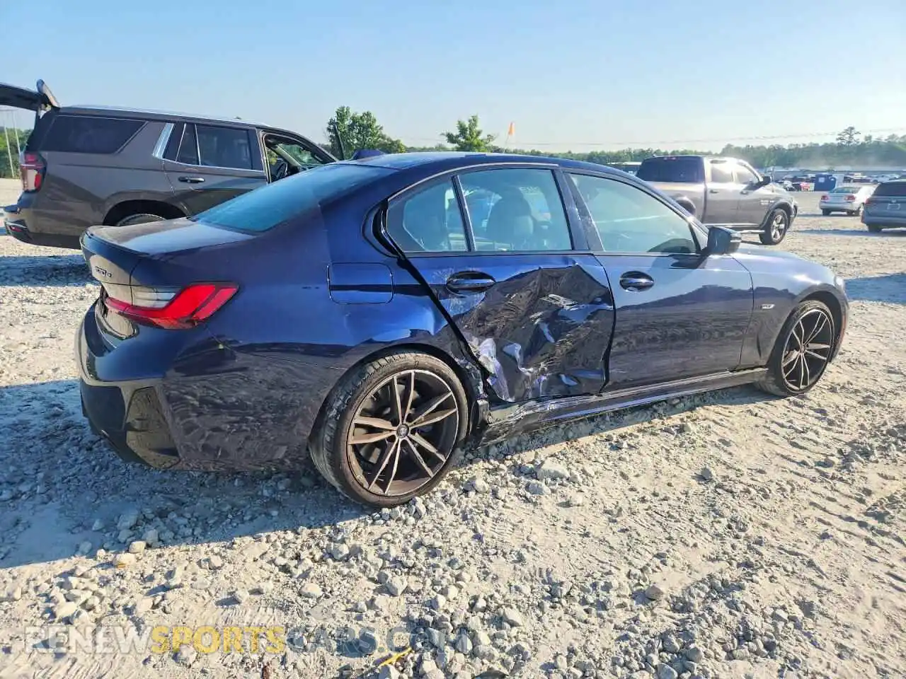 3 fotografías del automóvil dañado 3MW39FS02P8C91455 BMW 3 SERIES 2023