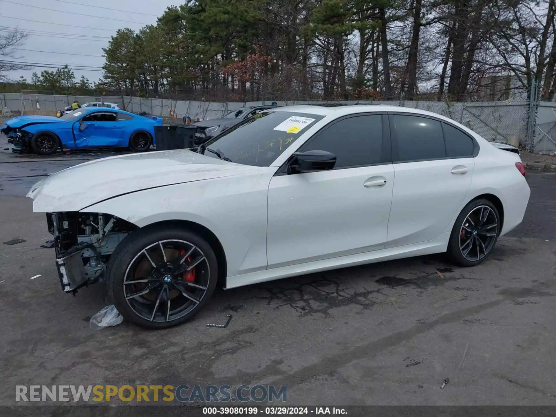 2 Photograph of a damaged car 3MW49FF09P8D52041 BMW 3 SERIES 2023