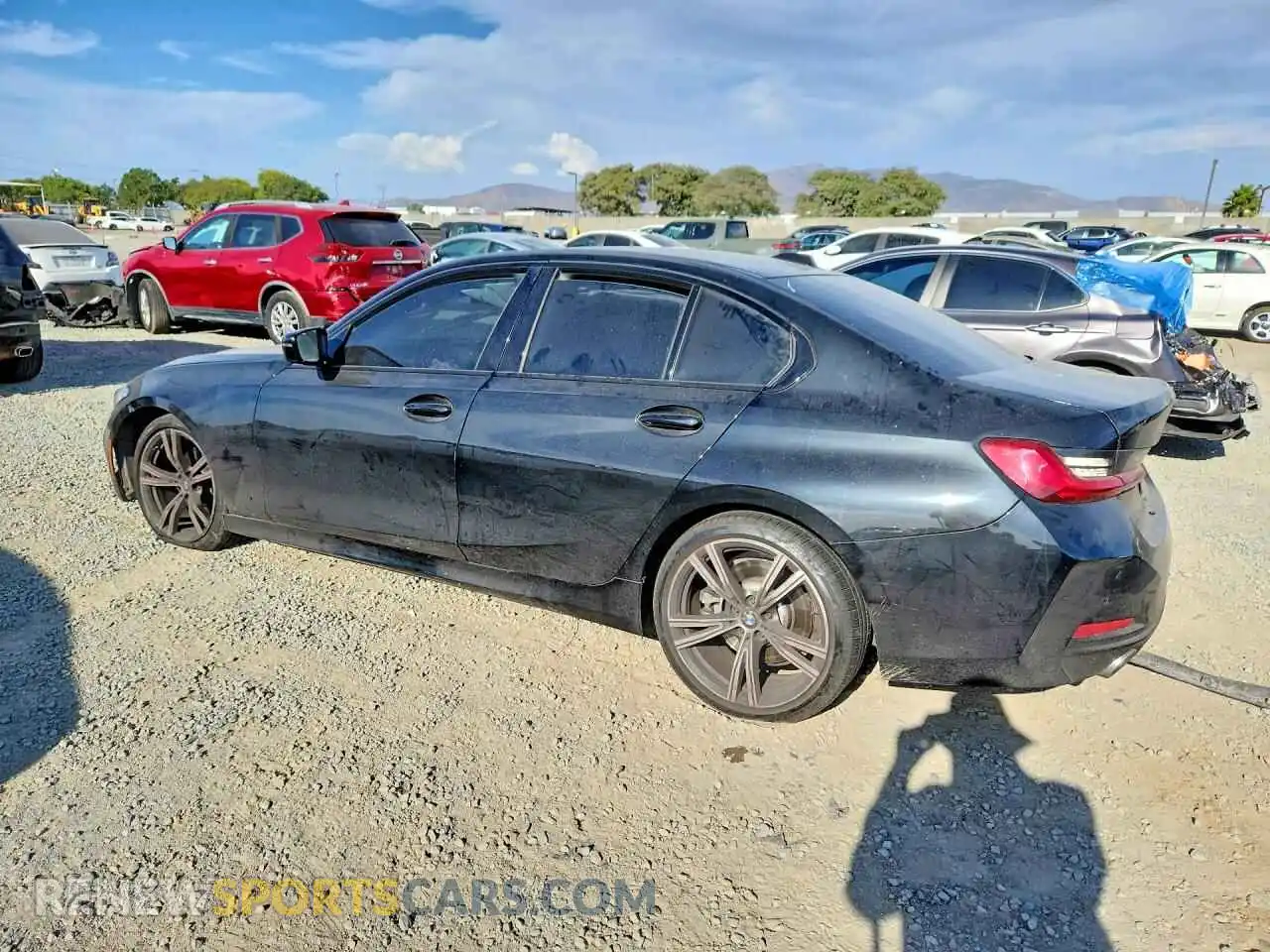 2 fotografías del automóvil dañado 3MW69FF01P8D05482 BMW 3 SERIES 2023