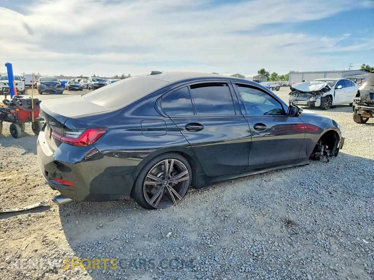 3 fotografías del automóvil dañado 3MW69FF01P8D05482 BMW 3 SERIES 2023