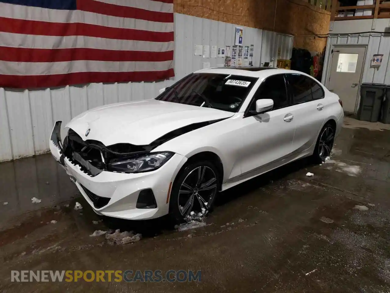 1 Photograph of a damaged car 3MW89FF03P8D04889 BMW 3 SERIES 2023