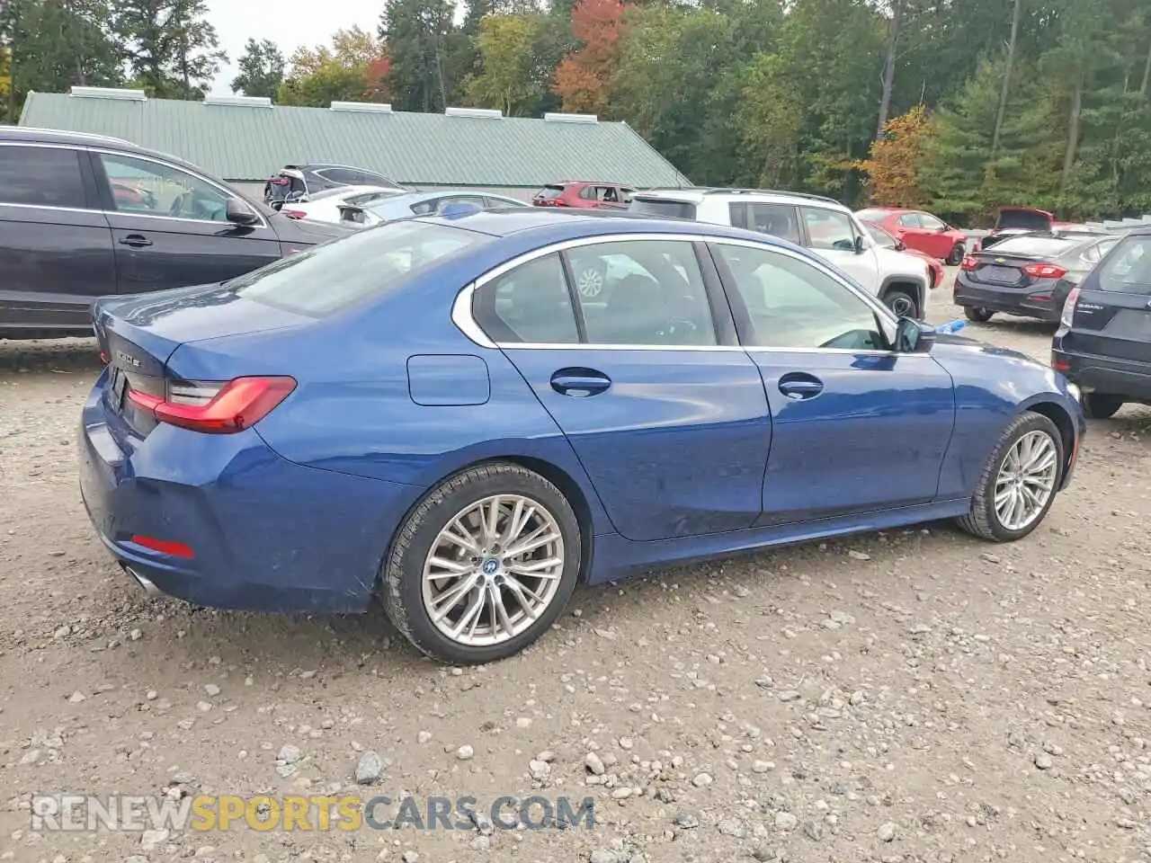 3 fotografías del automóvil dañado 3MW39FS07R8E26710 BMW 3 SERIES 2024