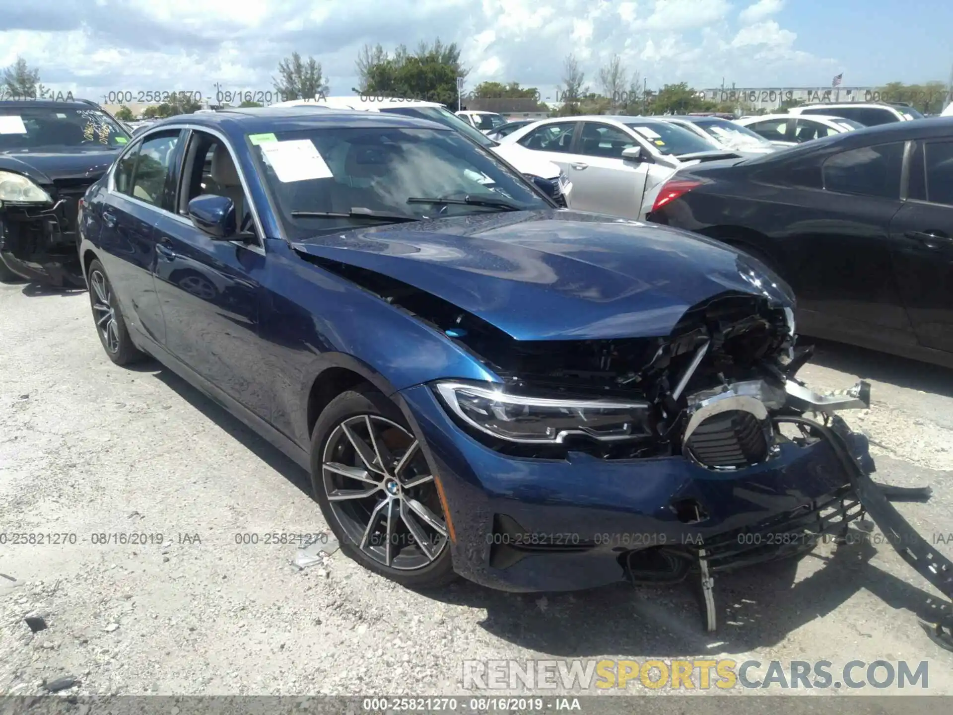 1 Photograph of a damaged car WBA5R1C59KAK07599 BMW 330I 2019