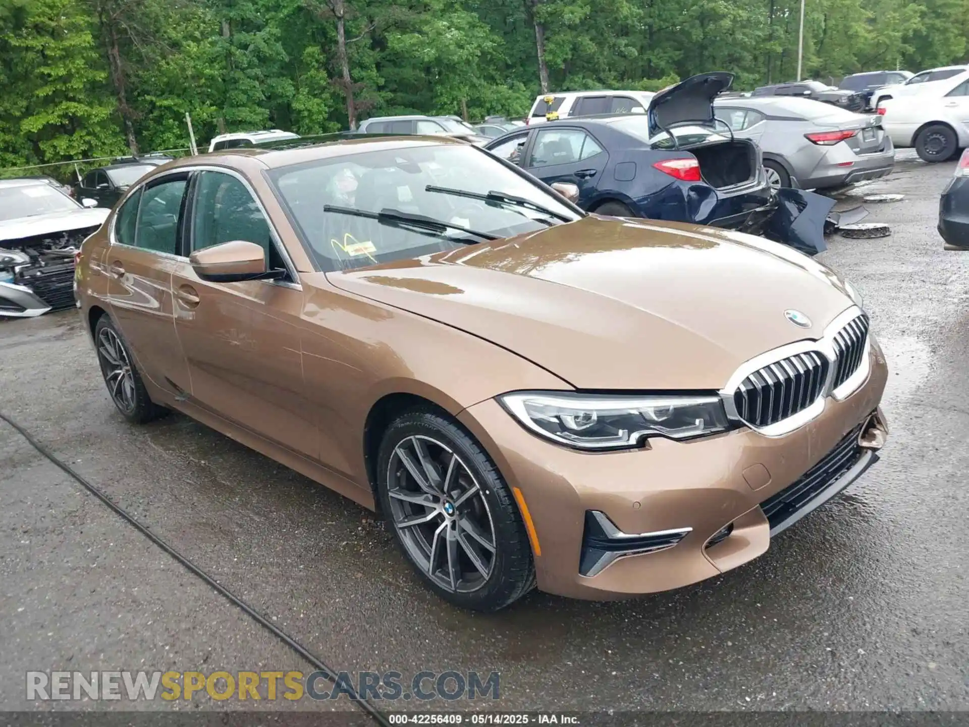 1 Photograph of a damaged car WBA5R7C51KAJ79610 BMW 330I 2019