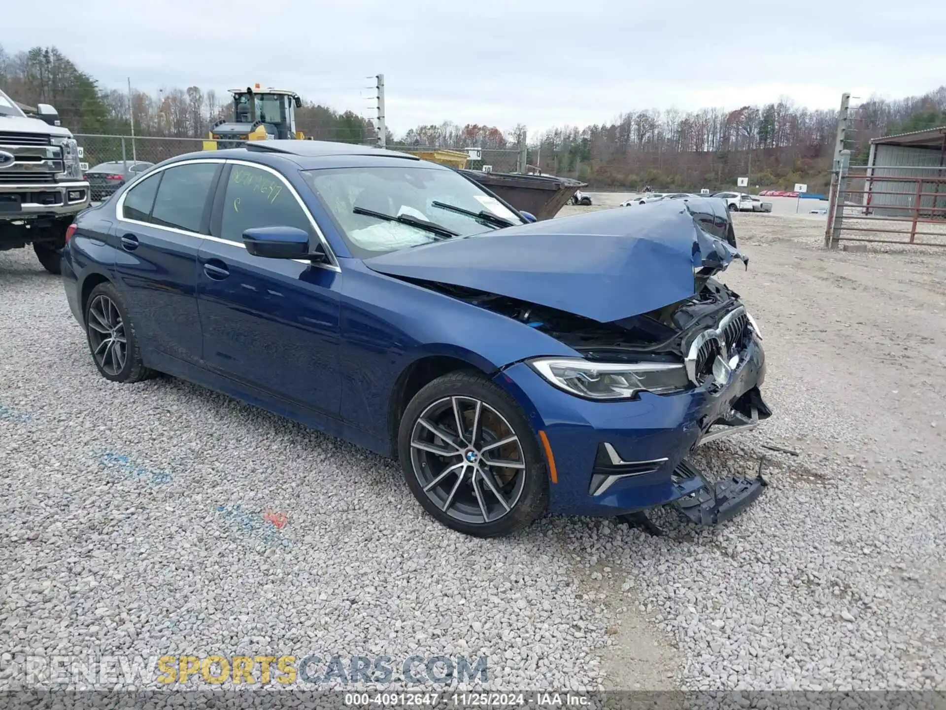 1 Photograph of a damaged car WBA5R7C52KAJ79048 BMW 330I 2019