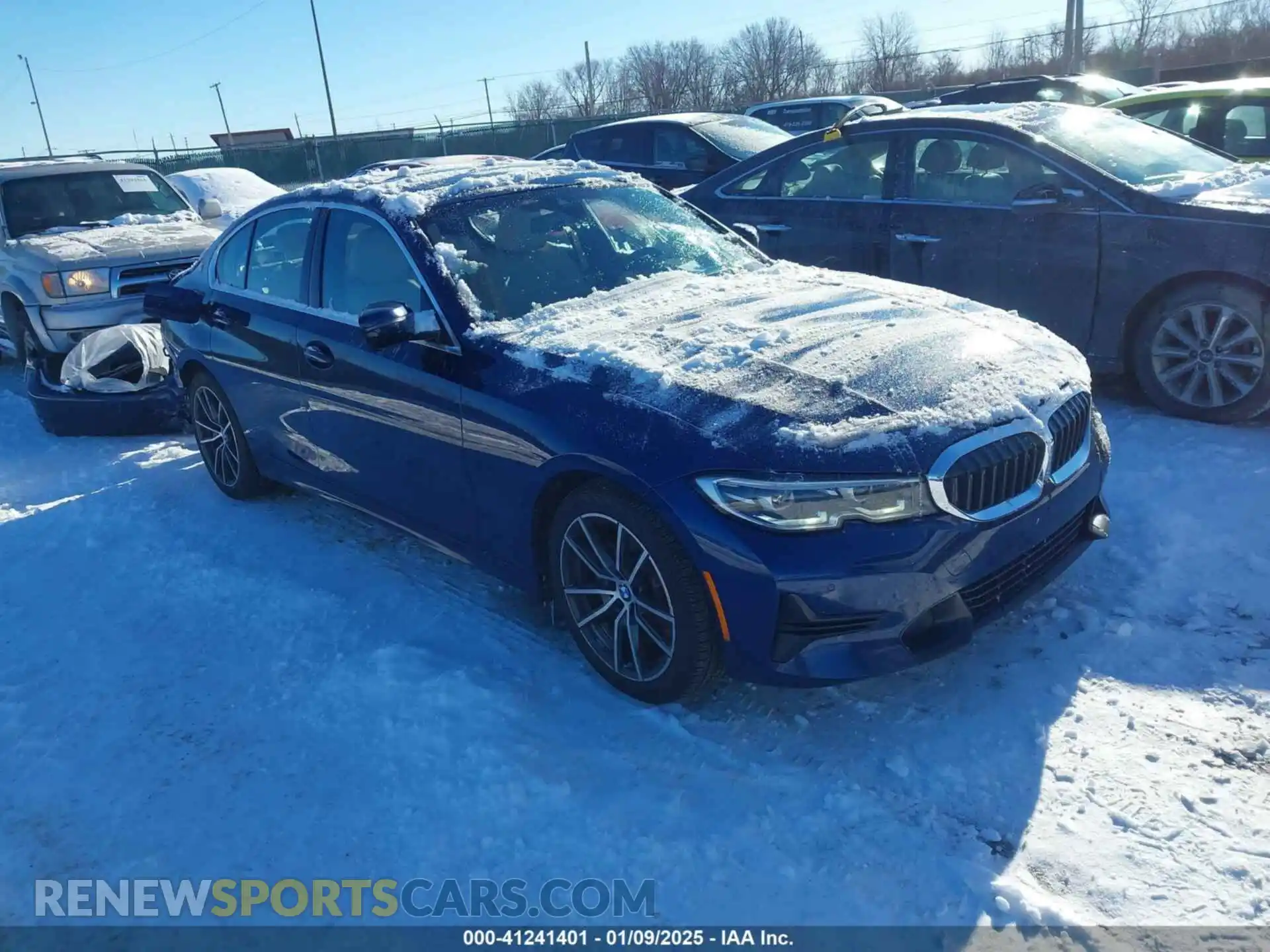 1 Photograph of a damaged car WBA5R7C55KAJ83515 BMW 330I 2019