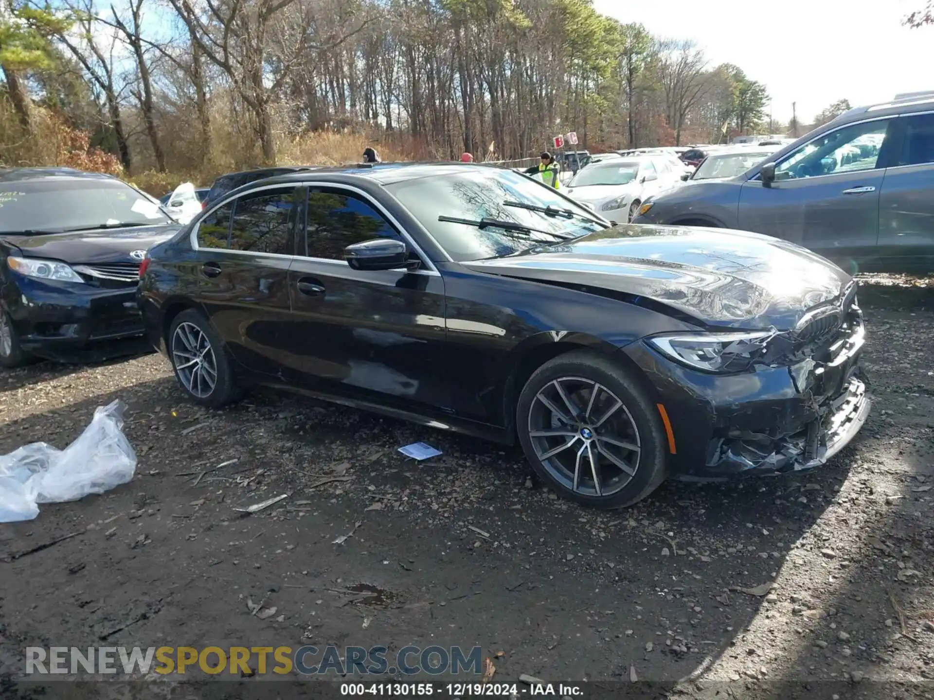 1 Photograph of a damaged car WBA5R7C56KAJ87590 BMW 330I 2019