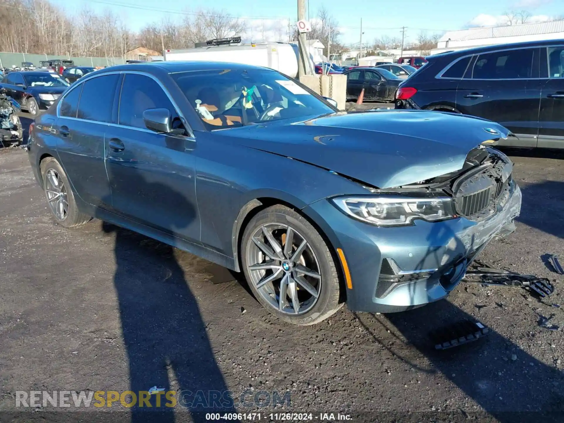 1 Photograph of a damaged car WBA5R7C58KAJ85596 BMW 330I 2019