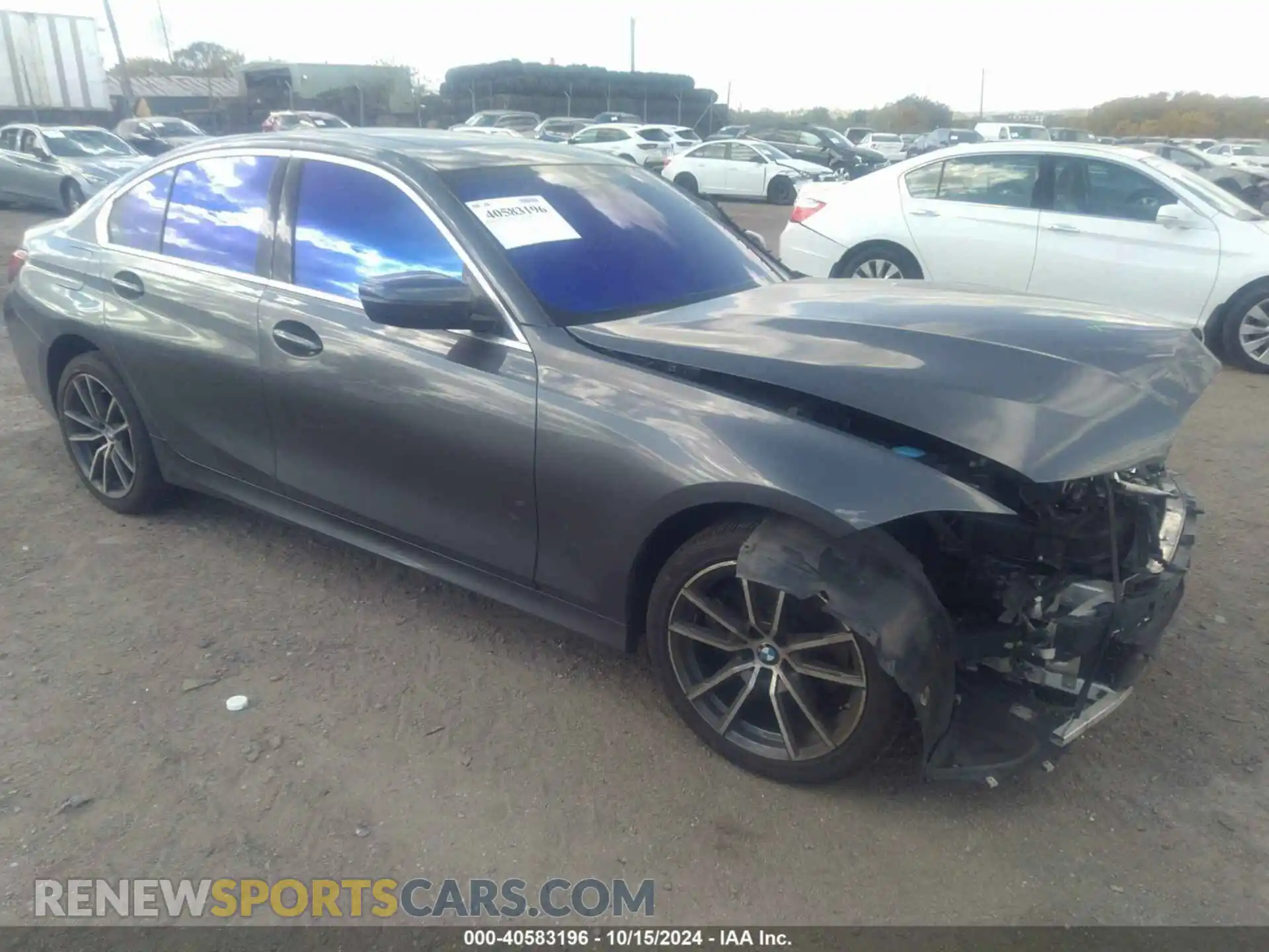 1 fotografías del automóvil dañado WBA5R7C59KFH16455 BMW 330I 2019