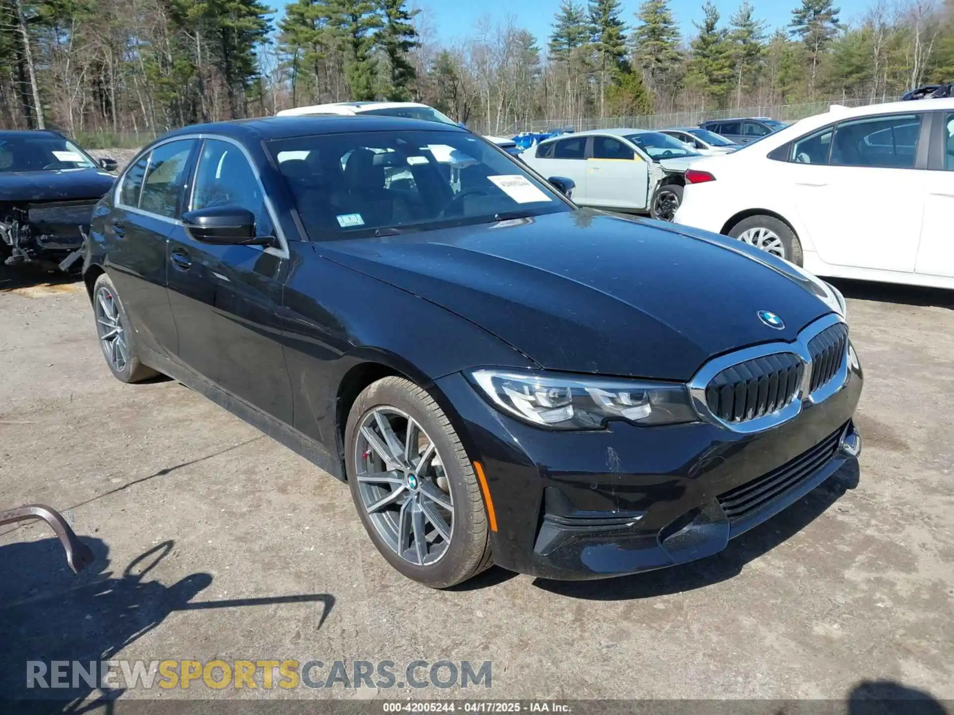 1 Photograph of a damaged car WBA5R7C59KFH30971 BMW 330I 2019
