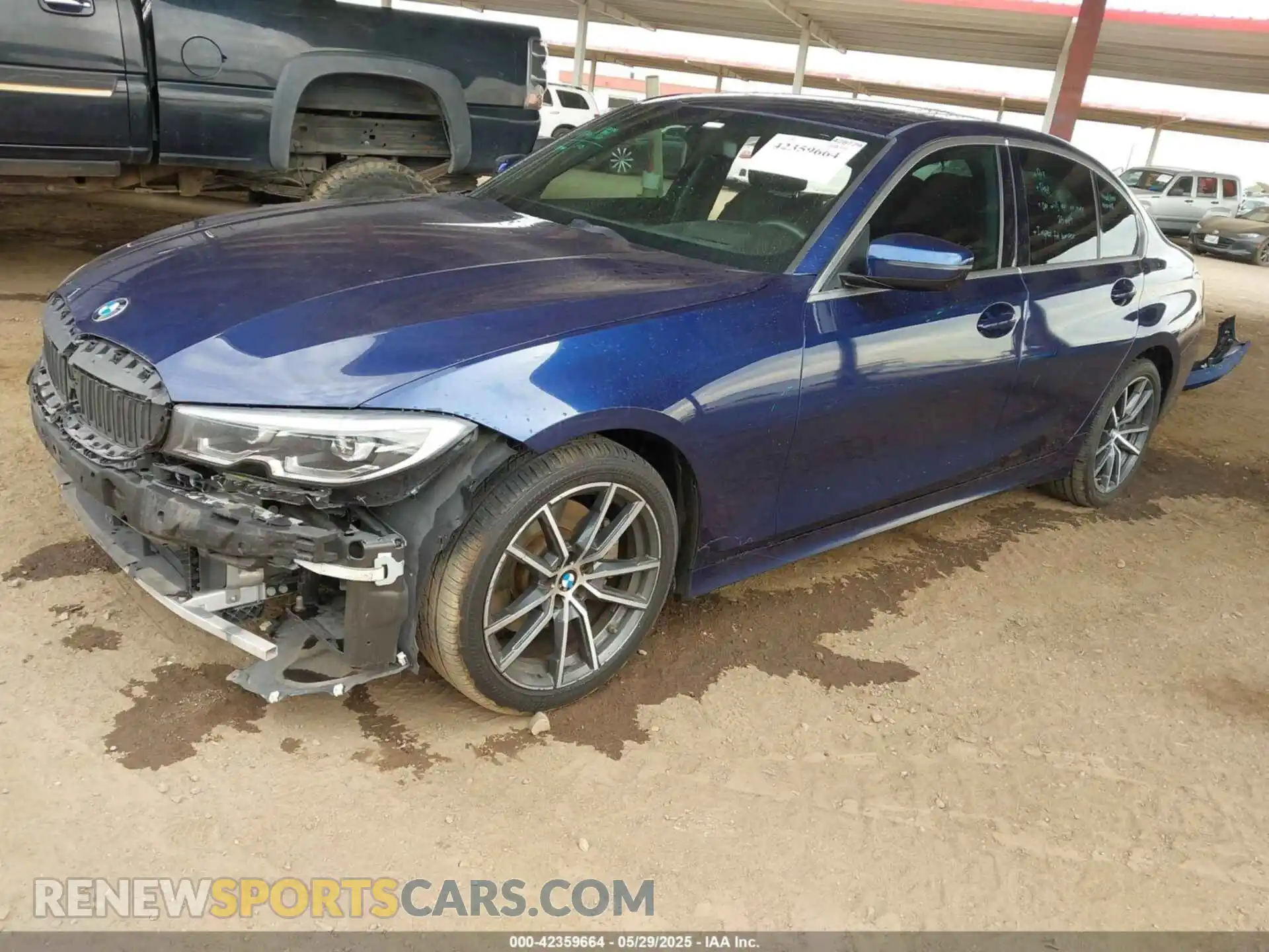 2 Фотография поврежденного автомобиля 3MW5R1J0XL8B09072 BMW 330I 2020